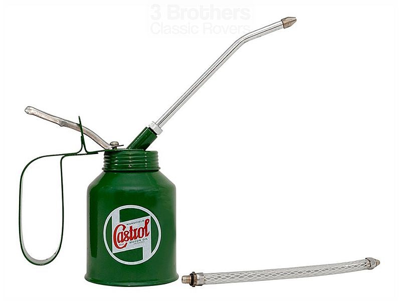 Castrol Classic Pump Oil Can Fixed & Flex Nozzles 200ml
