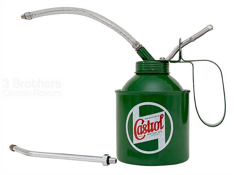 Castrol Classic Pump Oil Can Fixed & Flex Nozzles 500ml