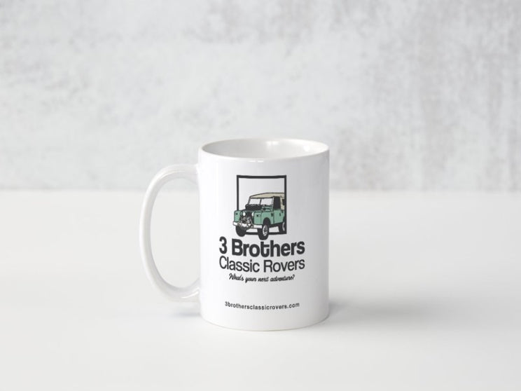3 Brothers Classic Rovers White Mug w/Logo