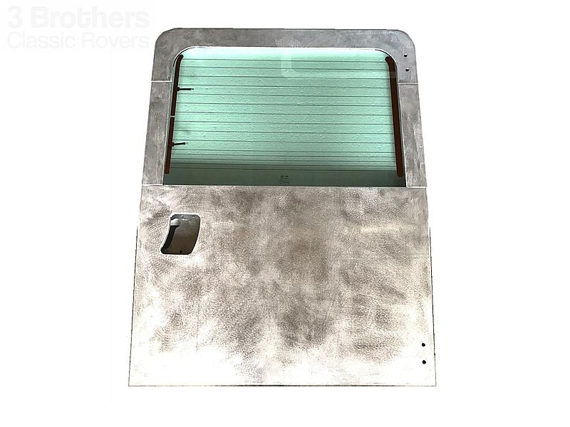 Rear Safari Door Galv Frame Alum Skin Glazed Heated S2-3