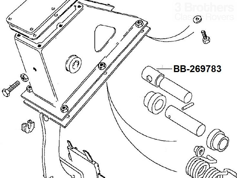 Distance Piece for Pedal Assembly S2-3, 101FC, Def LR Gen