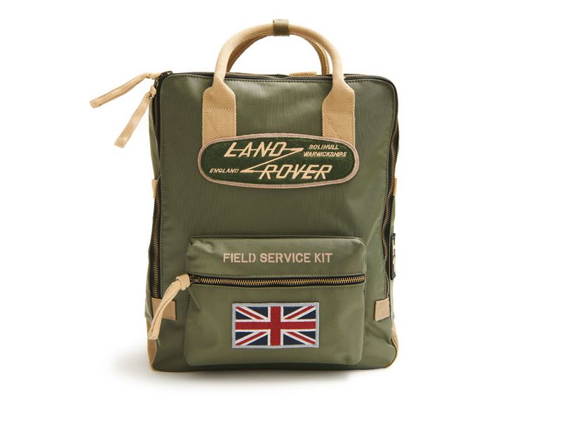 Land Rover Defender Rucksack Red Canoe Land Rover Field Backpack — 3 Brothers Classic Rovers