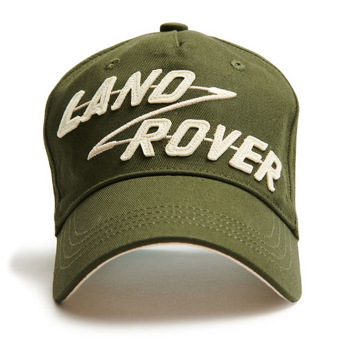Red Canoe Land Rover Appliqué Cap - Bronze Green