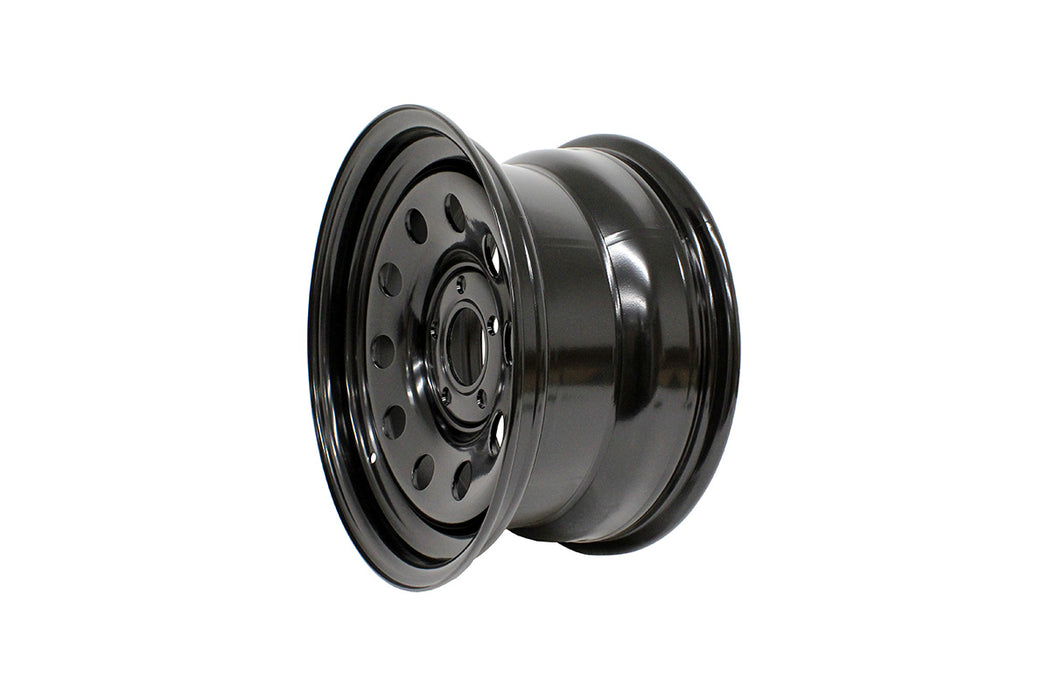 Black Modular 8x16 Steel Road Wheel - Discovery 2/P38