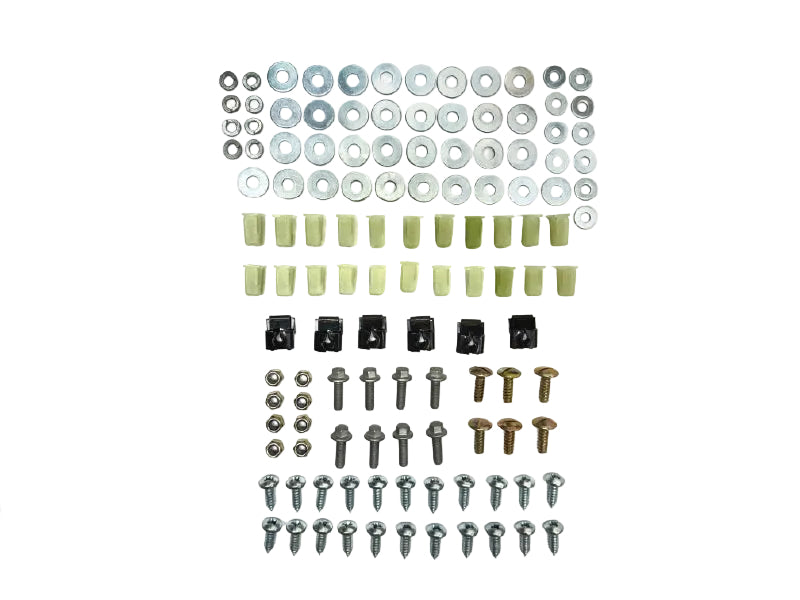 Complete Defender Front Floor Fastener Kit