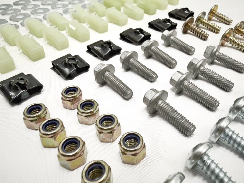 Complete Defender Front Floor Fastener Kit