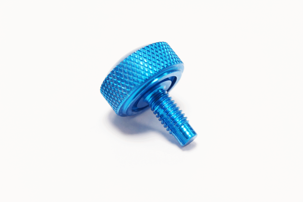 Alloy Blue Bleed Screw for TD5 Top Hose Defender/D2