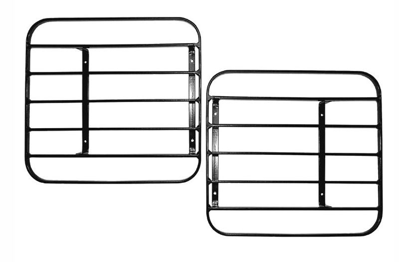 Headlamp Guards Front Fixed-Type Series/Defender Pair
