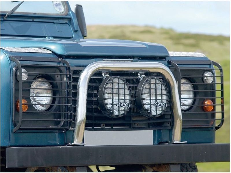 Raptor Front Hinged Light Guards PAIR, Defender, Late 2a/3