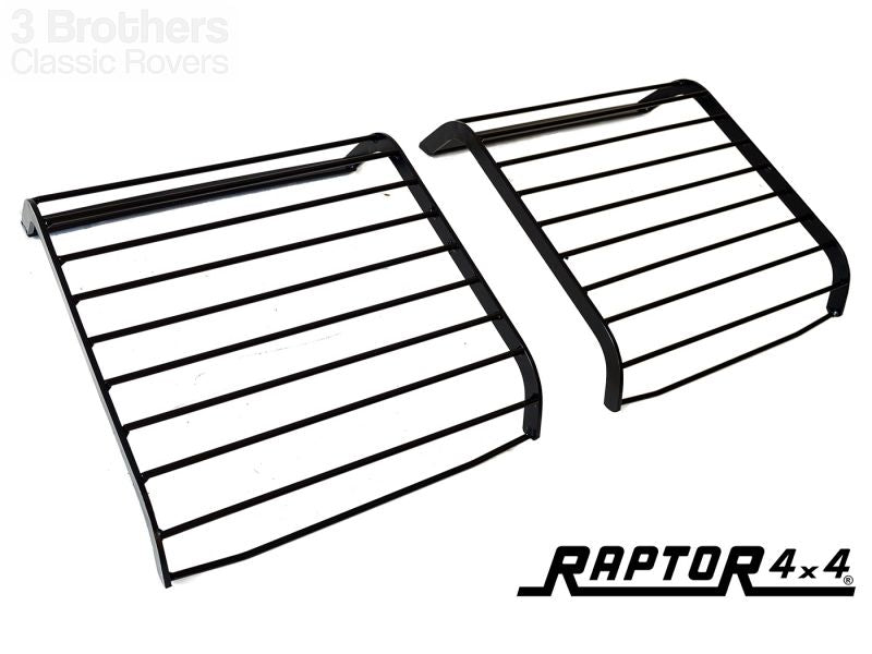Raptor Front Hinged Light Guards PAIR, Defender, Late 2a/3