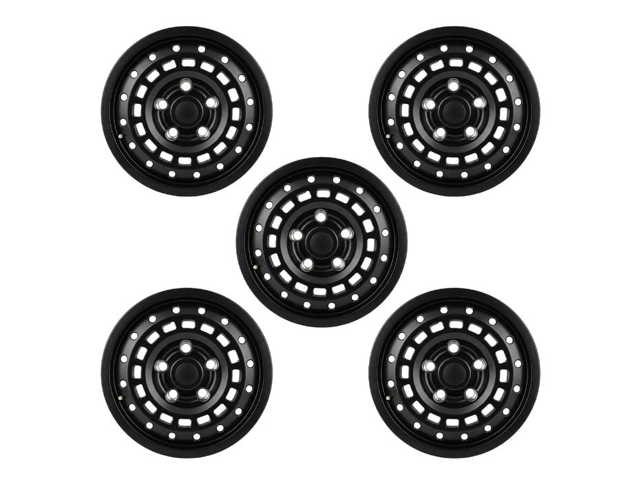 Set of 5 Vault Defender Rim 18 x 8 1/2" Offset Black