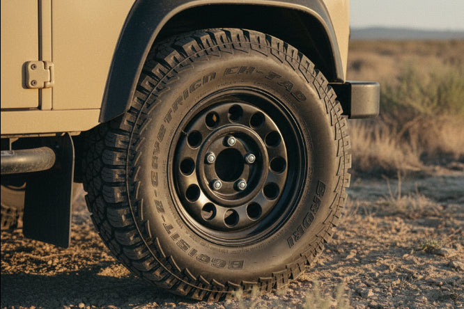 Set of 5 Foundry Defender Rim 18 x 8 1/2" Offset Charcoal