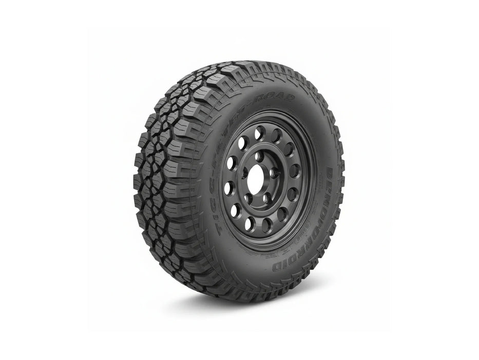 Set of 5 Foundry Defender Rim 18 x 8 1/2" Offset Charcoal