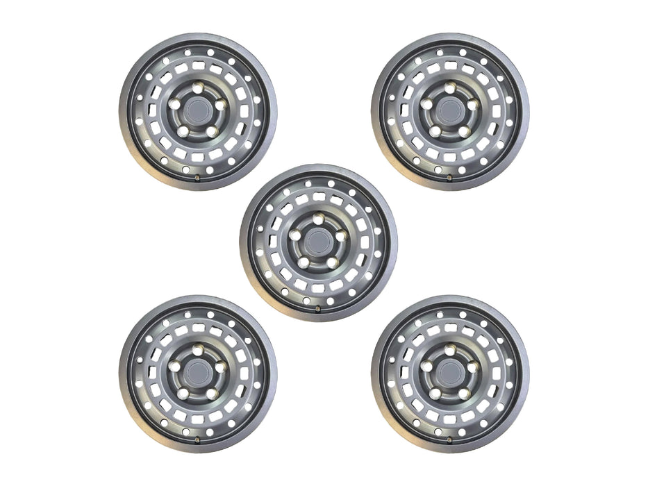 Set of 5 Vault Defender Rim 18 x 8 1/2" Offset Charcoal
