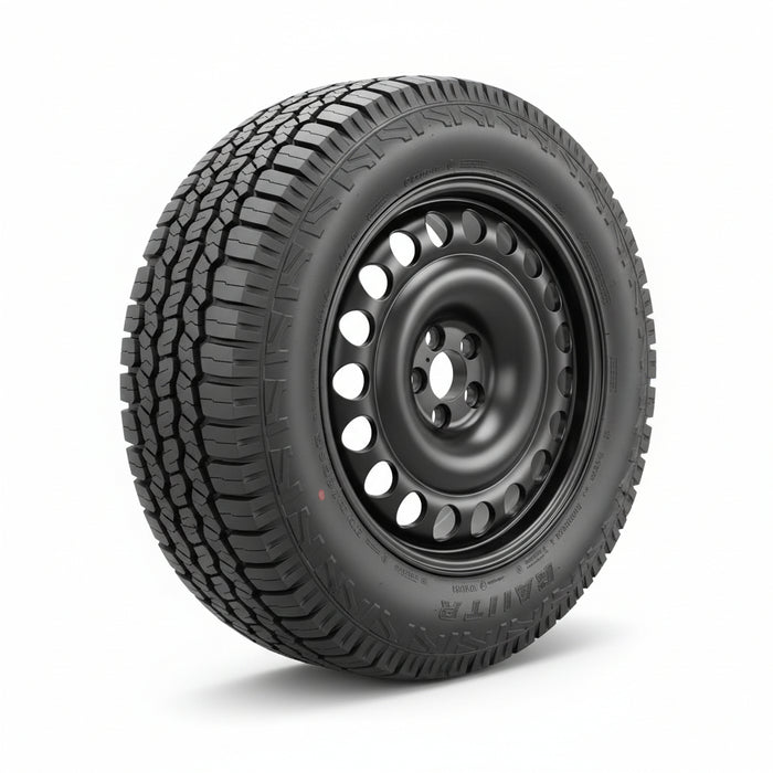 Set of 5 Dynasty New Defender Rim 20 x 9 Black