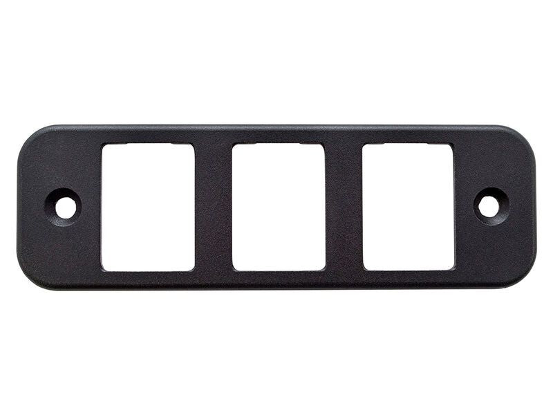 Switch Panel for Lower Dash Defender 90/110 Black Alum