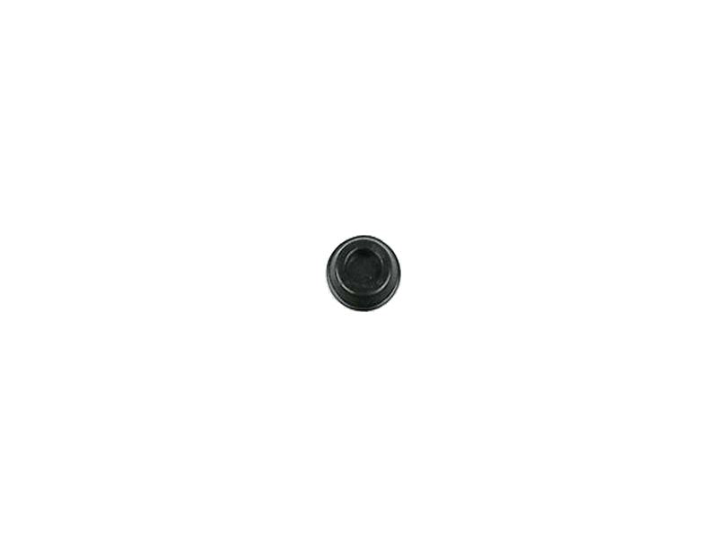 Blanking Plug for Bulkhead 3/4"OD 3/8"Panel-Hole Blk Plastic