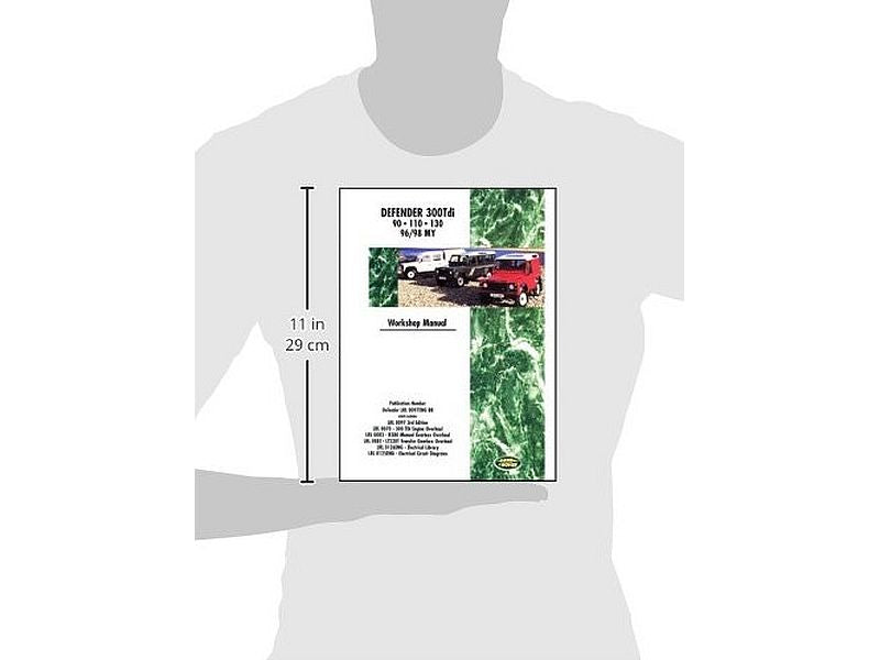 Land Rover Defender 300Tdi Workshop Manual 1996-98 Model Year