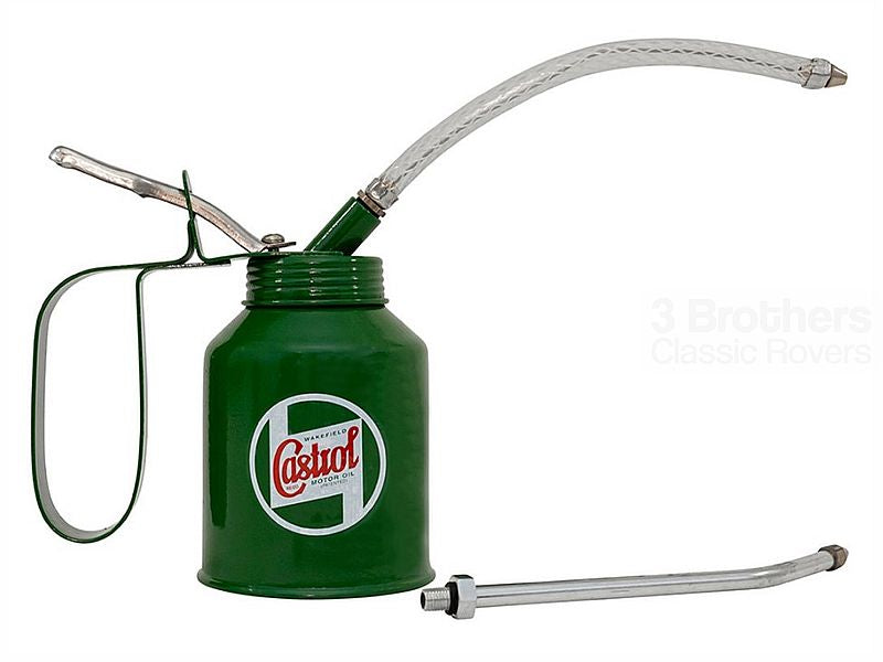Castrol Classic Pump Oil Can Fixed & Flex Nozzles 200ml