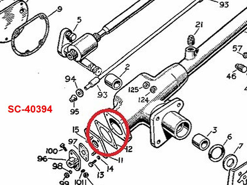 Steering Box Gasket/Paper 0.005 for Series 1-3 1948-84