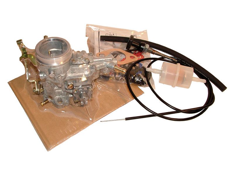 Weber 34ICH Carburetor Kit Includes Choke Cable, Gaskets