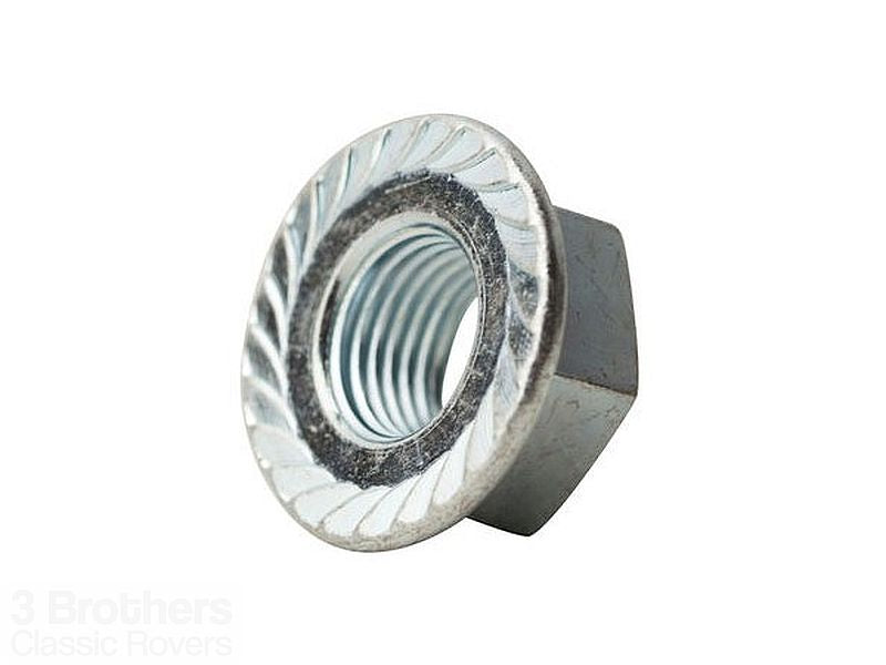 Flange Nut Metric M10-1.50 Serrated for Various Uses