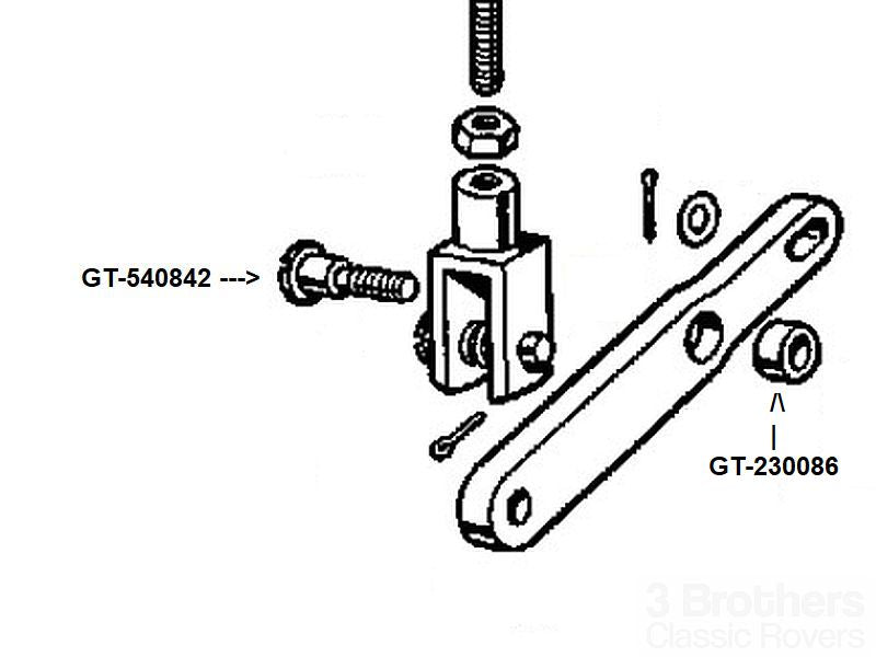 Bushing for 4WD Lever - Series 1-3