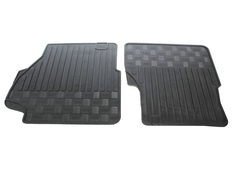 Rubber Floor Mat Set Front Pair Defender 1994 to 2006