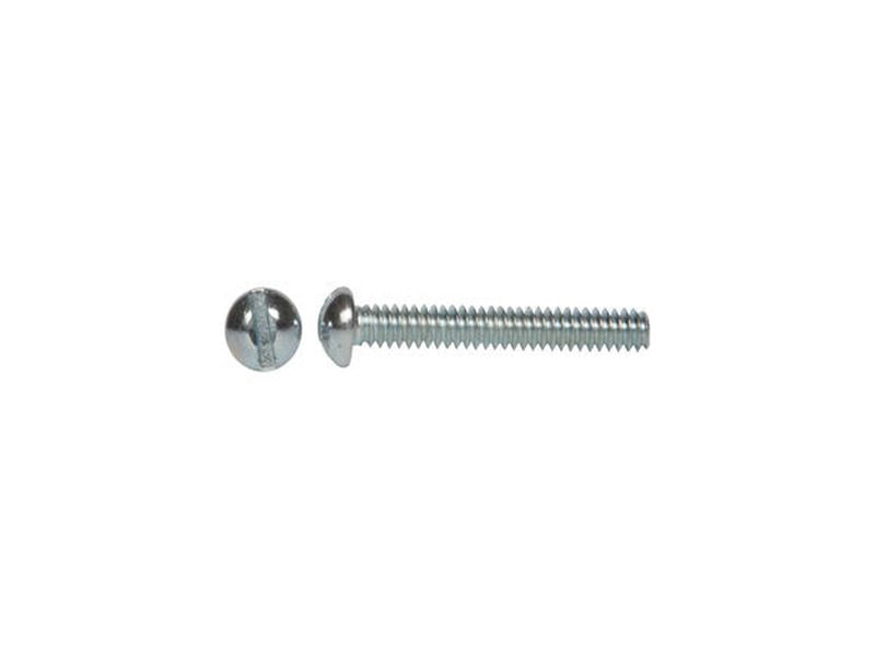 Screw Rnd-Hd Slot 1/4"-20 UNC x 2" Zinc for Tropical Roof