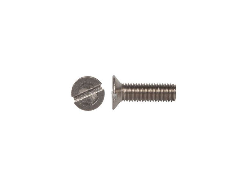 Screw 1/4-28 x 7/8" SS for Seat Base & LgtWht Door Hinge