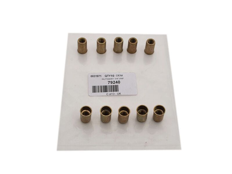 Blind Insert Nut 1/4" UNF Various Applications/Uses OEM