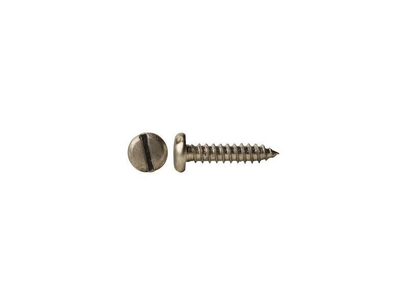 Screw #6-20 x 1/2" Slotted Pan Head Zinc Various Uses