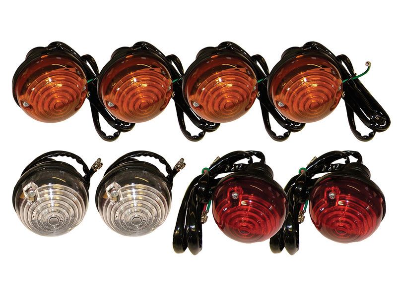 Complete Set of Lights for Ser 2-3 Def-to-94 (2Clr,4Amb,2Red)
