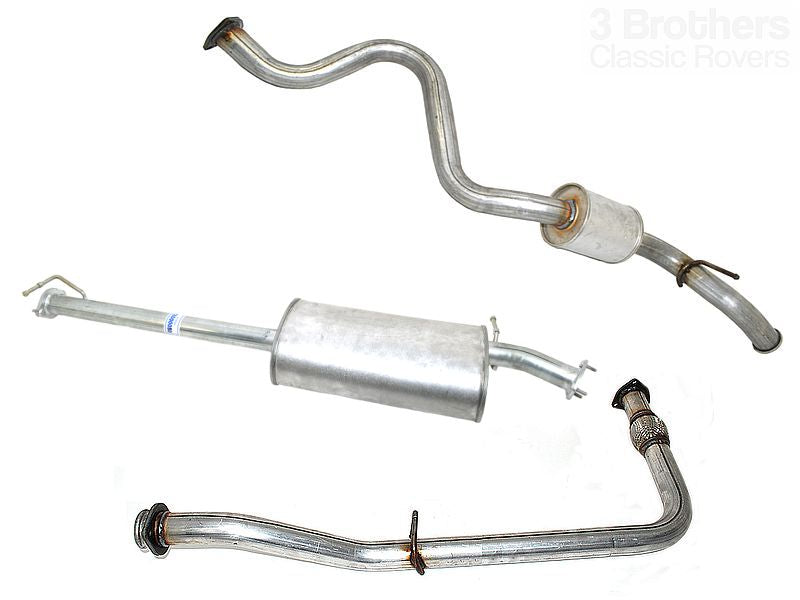 Defender 130 TD5 Complete Exhaust System Non-EGR