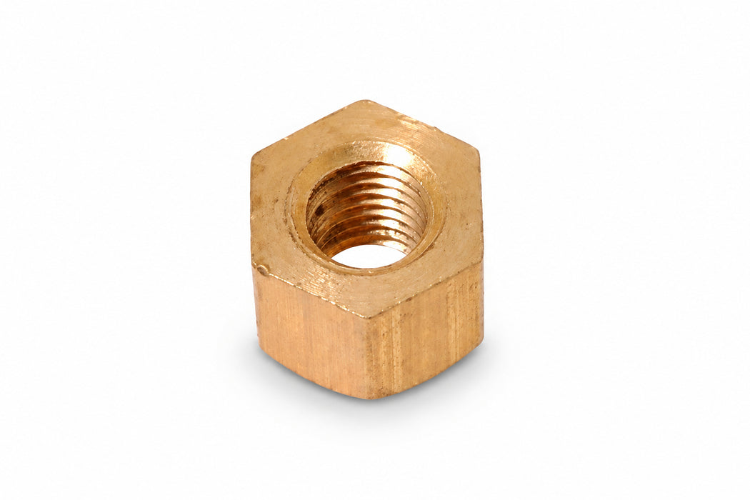 Brass 5/16" UNF Hex Nut for Exhaust Pipe to Manifold OEM