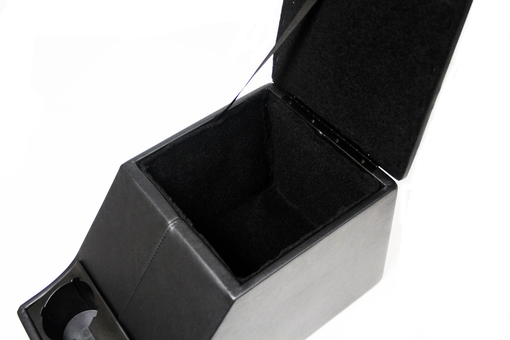 Series/Defender Cubby Box w/Cup Holders Black
