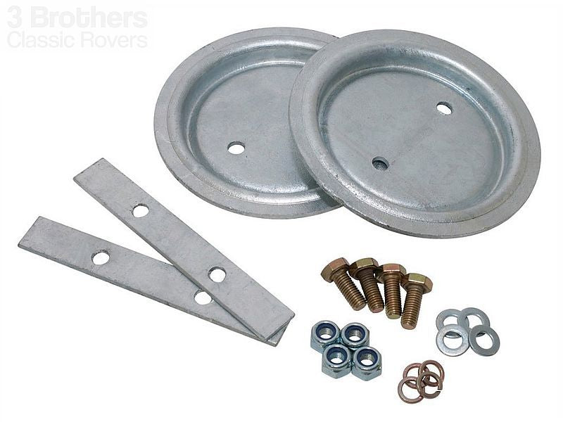 Galvanized Rear Spring Seat & Fitting Kit Defender 110/130