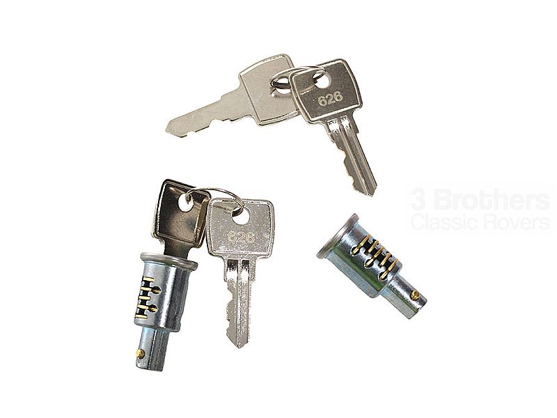 Lock Cylinders and Keys Pair for Series 3 Anti-Burst Handles