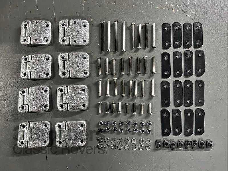 Front and Middle Row Hinge Kit Series 2-3 Defender