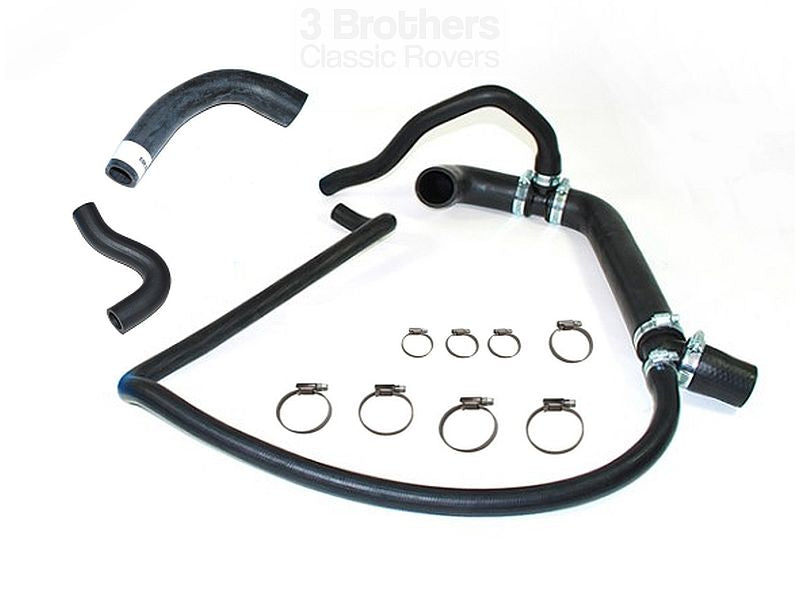 Defender Radiator Hose 3-Piece Coolant Hose Kit for Defender 300Tdi with Clamps — 3 Brothers ...
