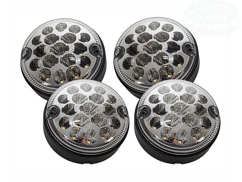 Wipac Defender LED Clear Front Lamp Kit 4"NASwPlinths
