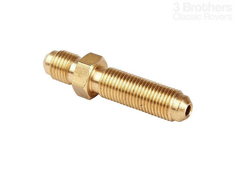 Brass Bulkhead Inline Connector 3/8x24 UNF