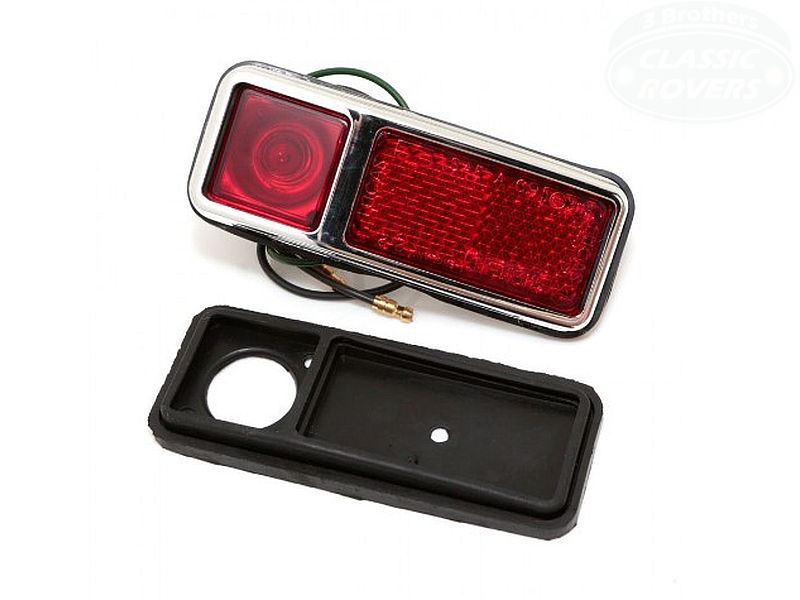 Lucas L841 Side Marker Lamp and Reflector Rear Red Late 2a3