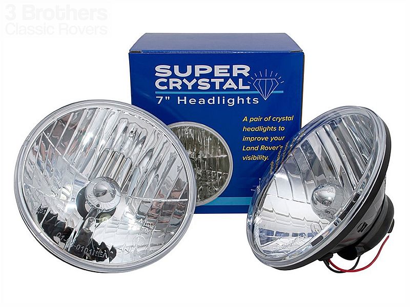 Crystal Halogen Head Lights for LHD 7" Series, Def, RRC