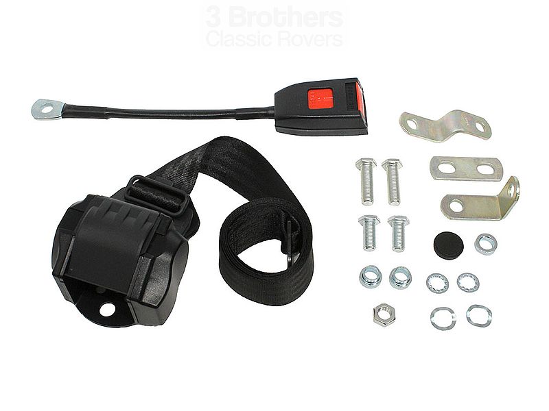 Securon Seat Belt Kit LH or RH 3-Point Reel, Buckle & HW — 3 Brothers  Classic Rovers