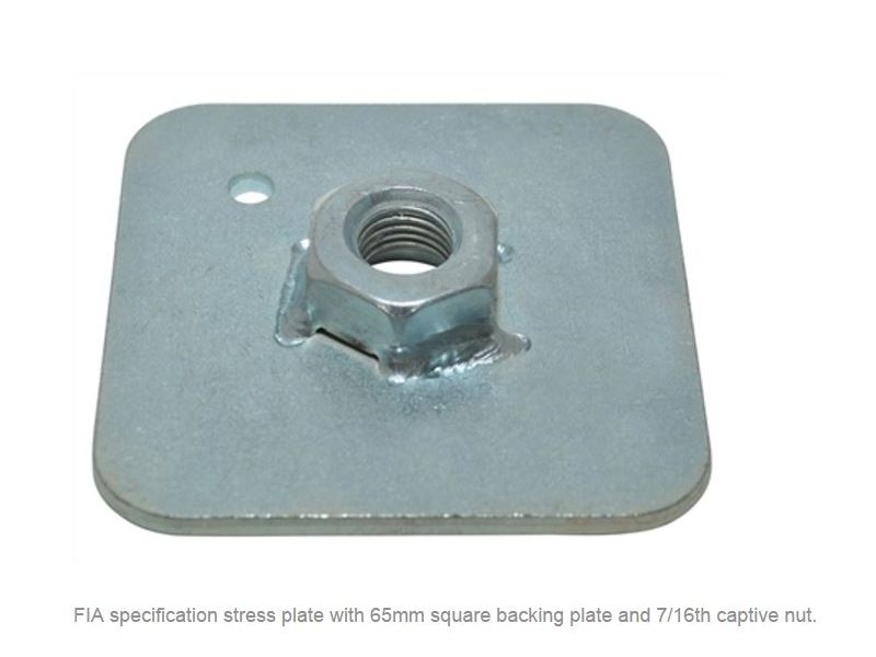 Seat Belt Floor Nut Plate for Mounting Seat Belts Front or Rea