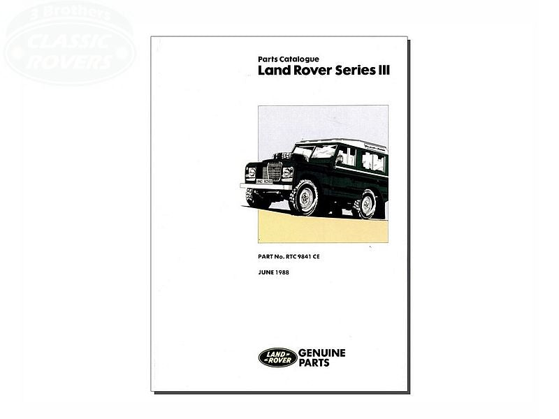 Land Rover Series 3 Parts Reference Catalogue