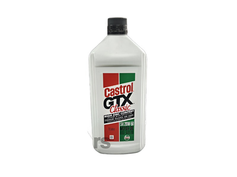 Castrol GTX Classic 20W50 HighZinc Engine Oil (1L) — 3 Brothers