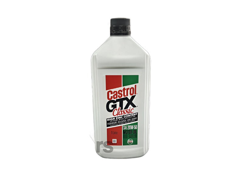 Castrol GTX Classic 20W50 High-Zinc Engine Oil (1L)