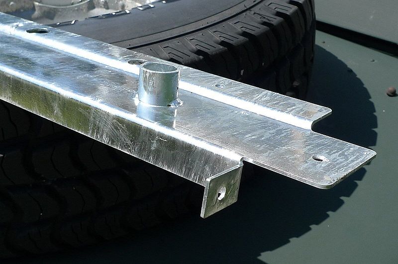 Mounting/Filler Rail for Truck Cab on Series 2-3 88" SWB